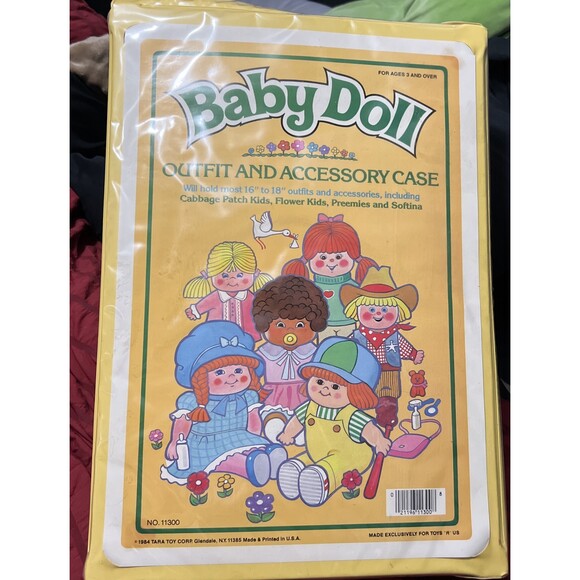 Cabbage Patch Kids Other - Baby Doll Outfit & Accessory Case #11300 With Doll and Outfits Cabbage Patch Kid
